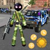Army Commando Stickman Rope Hero Survival 1.1