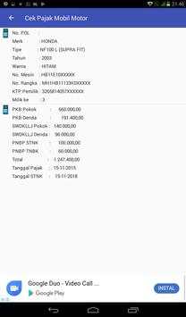 Cek Pajak Mobil Motor screenshot 8