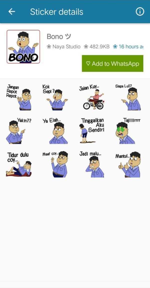 WarganetLife Sticker screenshot 1
