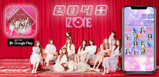 2048 IzOne Game Kpop - Muti level special edition screenshot 1
