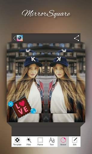 Square Mirror Photo screenshot 4