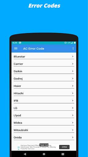 All AC Error Codes screenshot 3