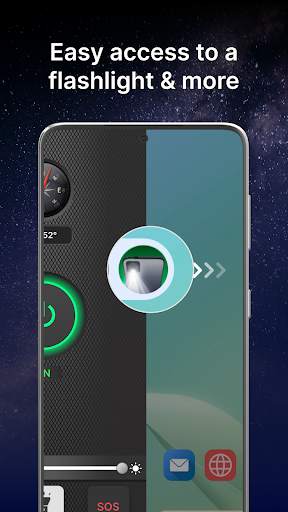 Flashlight Home Launcher screenshot 3