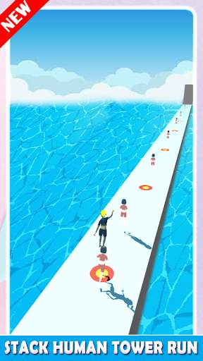 Stack Human Tower Run 3D screenshot 1