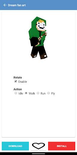 Dream Skins for Minecraft PE screenshot 5