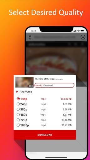Video Downloader MP4 & MP3 -  Downloader & Browser screenshot 2