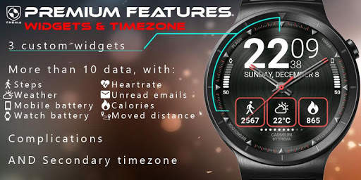 Cadmium Watch Face 6 تصوير الشاشة