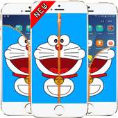 Zipper Lock Screen Doraemon