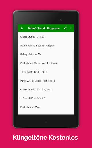Today's Hit Ringtones screenshot 6