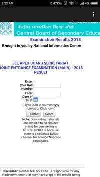 Online Result screenshot 4