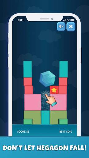 Hexagonal Fall King screenshot 2