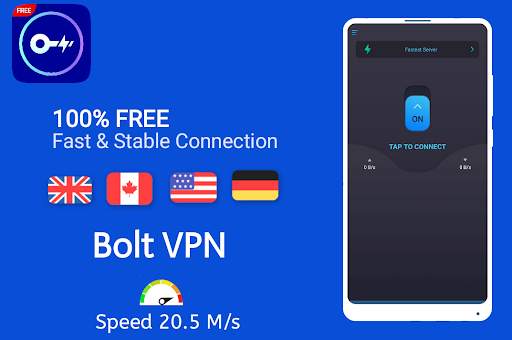 Bolt VPN - Fast & Free Unlimited VPN screenshot 1