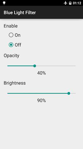 Blue Light & Brightness Filter screenshot 1