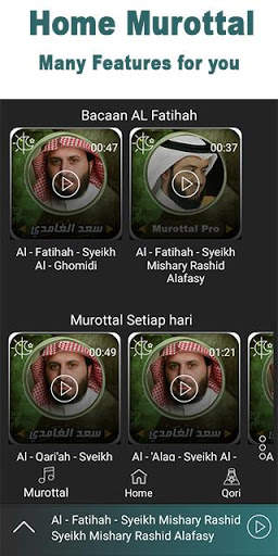 Murottal Pro - Recitation, Al Quran, Mp3 screenshot 1
