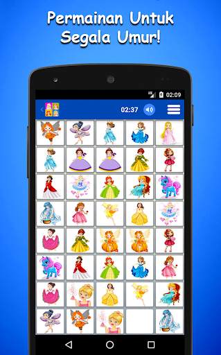 Permainan Memori bagi Anak-Anak – Peri & Putri screenshot 3