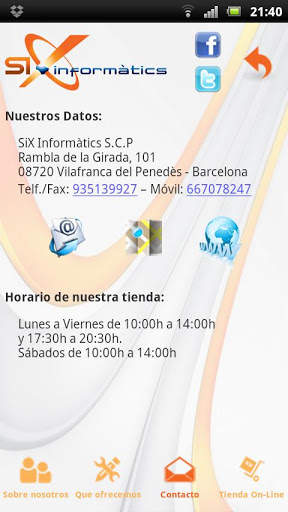 SiX APP screenshot 2