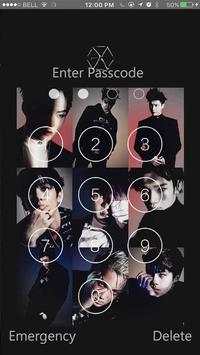 EXO Kpop Lock Screen screenshot 1