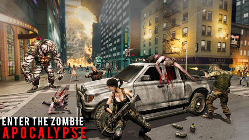 Nyata zombie bertahan hidup: mati target penembak screenshot 4