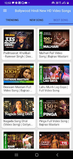 Hindi Latest HD Video Songs screenshot 1
