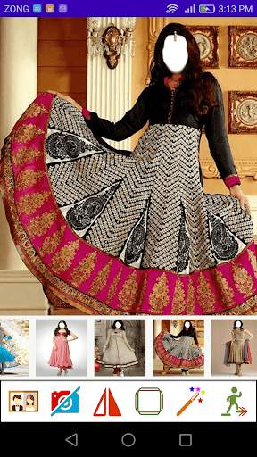 Photo Editor - Anarkali Frock screenshot 4
