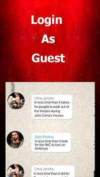 Chat With Wrestling : WWE & RAW screenshot 2