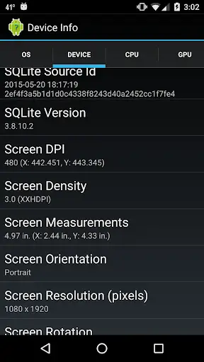 Device Info screenshot 2