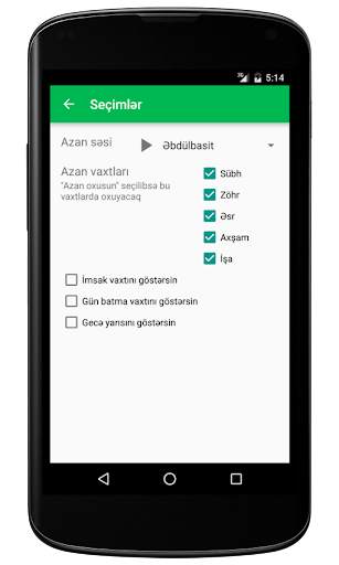 Namaz vaxtı screenshot 4