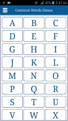 Common Words English to Hausa screenshot 1