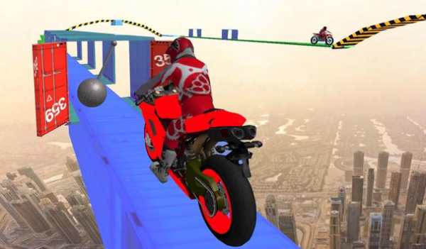 Racing In Moto Bike Stunt : Impossible Road Game screenshot 5