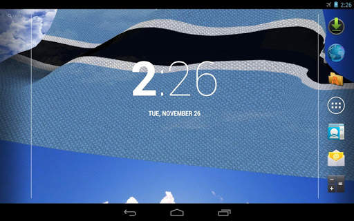 Botswana Flag Live Wallpaper screenshot 7