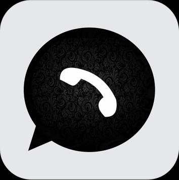 whatapp theme black new 2018 for android screenshot 1