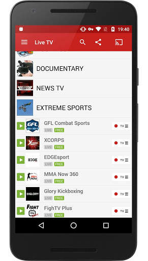 FilmOn Live TV Chromecast screenshot 1