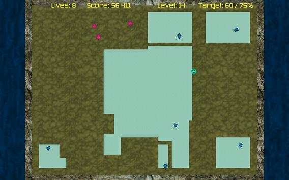 Xonix Old School Lite screenshot 3