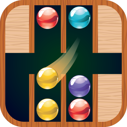Brain Marbles ball sort puzzle game. icon