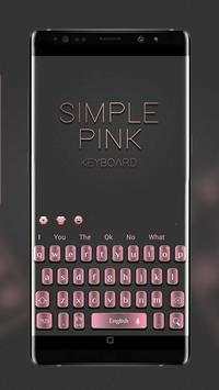 Simple Pink Keyboard स्क्रीनशॉट 2