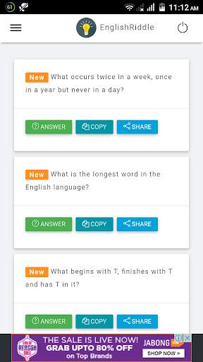 English Riddles and Proverbs скриншот 1