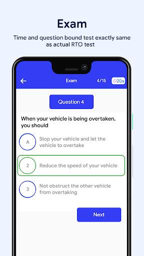 RTO Exam : Driving License Test screenshot 3