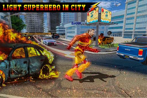Speed Super Light Hero City Rescue Missions screenshot 1