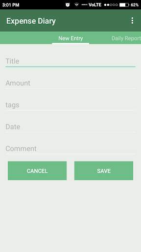 Expense Diary скриншот 1