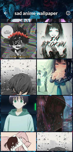 sad anime wallpaper screenshot 4