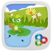 Frog prince GO Launcher Theme v1.0