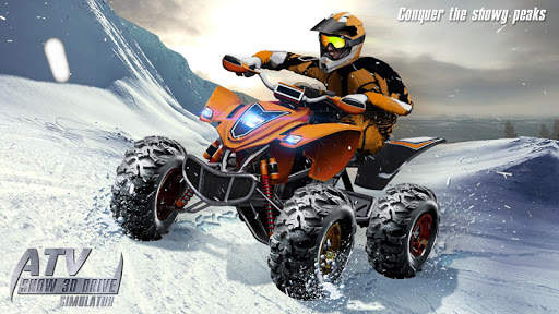 ATV Snow 3D Drive Simulator screenshot 3