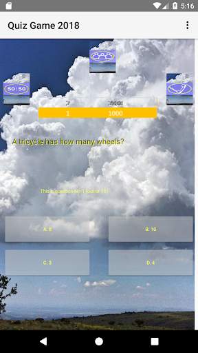QUIZ GAME 2018 screenshot 1