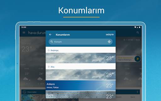 Hava durumu & Radar - Türkiye screenshot 10