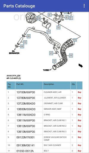 Parts Catalogue screenshot 5