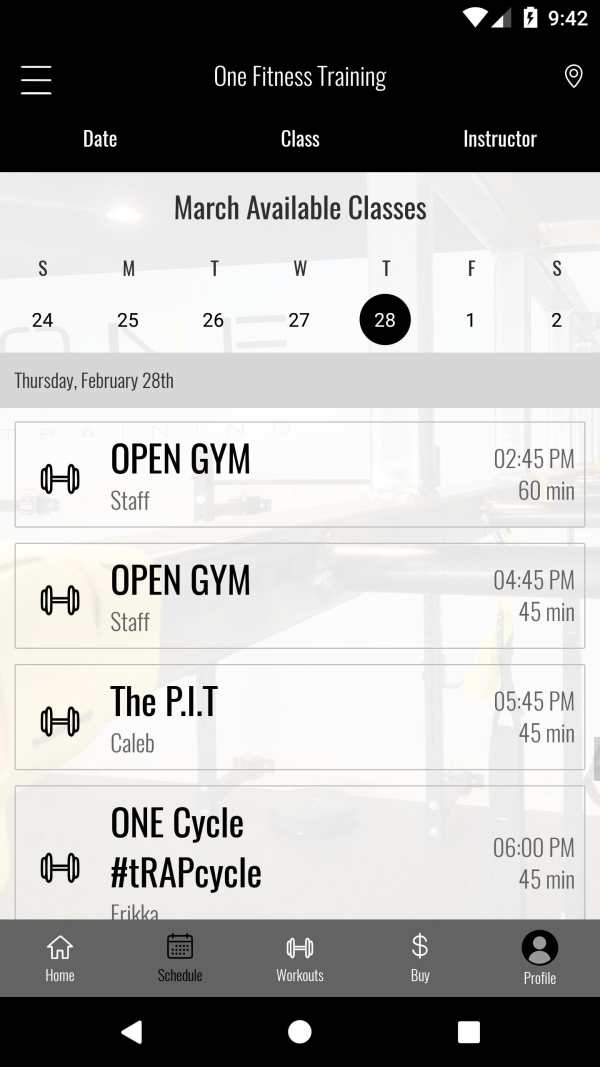 ONE Fitness Training screenshot 3