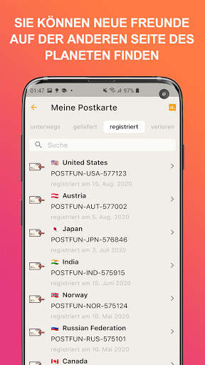 Postfun - tauschen echte Papie screenshot 4