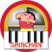 Piano Crayon Shinchan Game icon