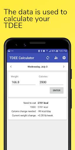 Adaptive TDEE Calculator 2 تصوير الشاشة