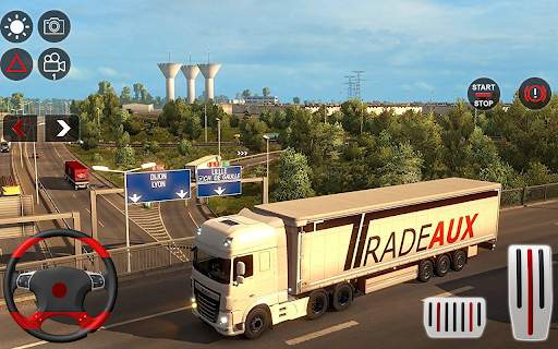 Euro Truck Driving Games Sim screenshot 4